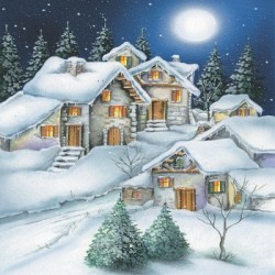 Felicitare de Craciun – Lux 15x15