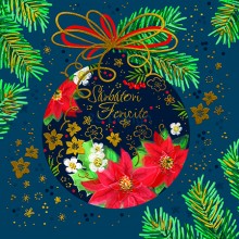 Felicitare de Craciun – Standard 15x15